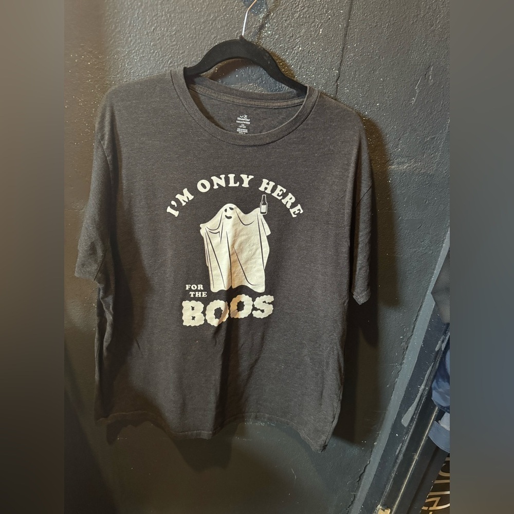 Men’s Celebrate Halloween Grey Halloween Tee Size 2XL